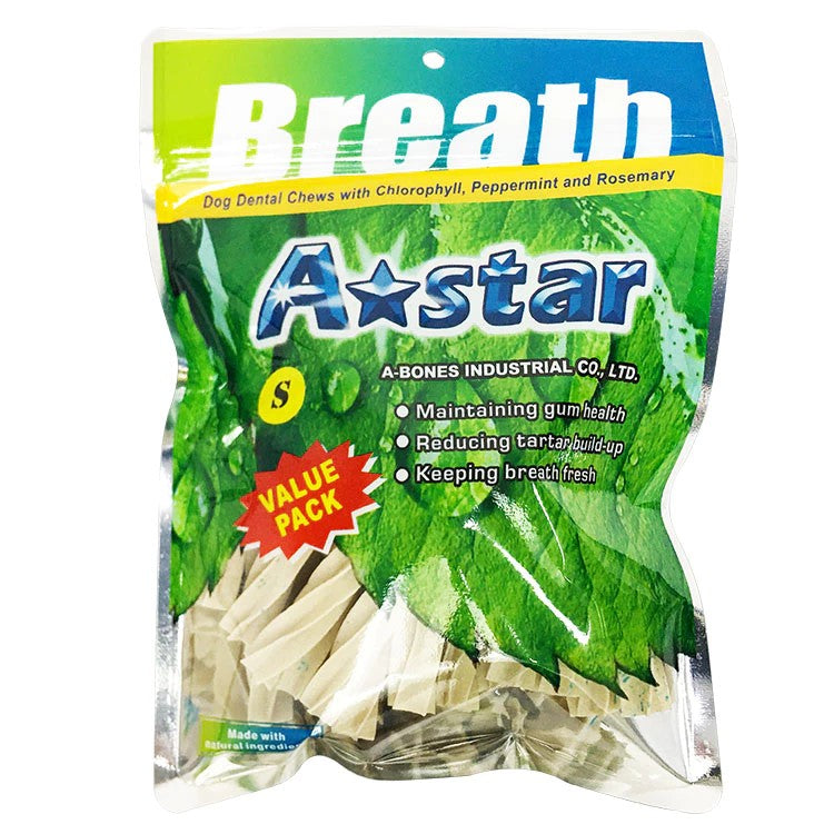 A Star 潔牙骨 多效 雙頭 亮白 狗潔牙骨 狗零食