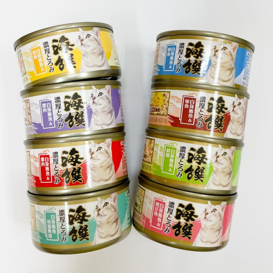 海饌 貓咪白身鮪魚系列 副食罐 80g