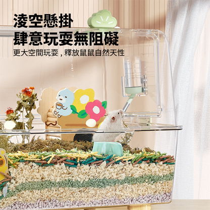 布卡星 壓克力 磁吸水壺支架 壓克力 磁吸水壺支架 飲水器支架 喝水器支架 倉鼠兔子用品