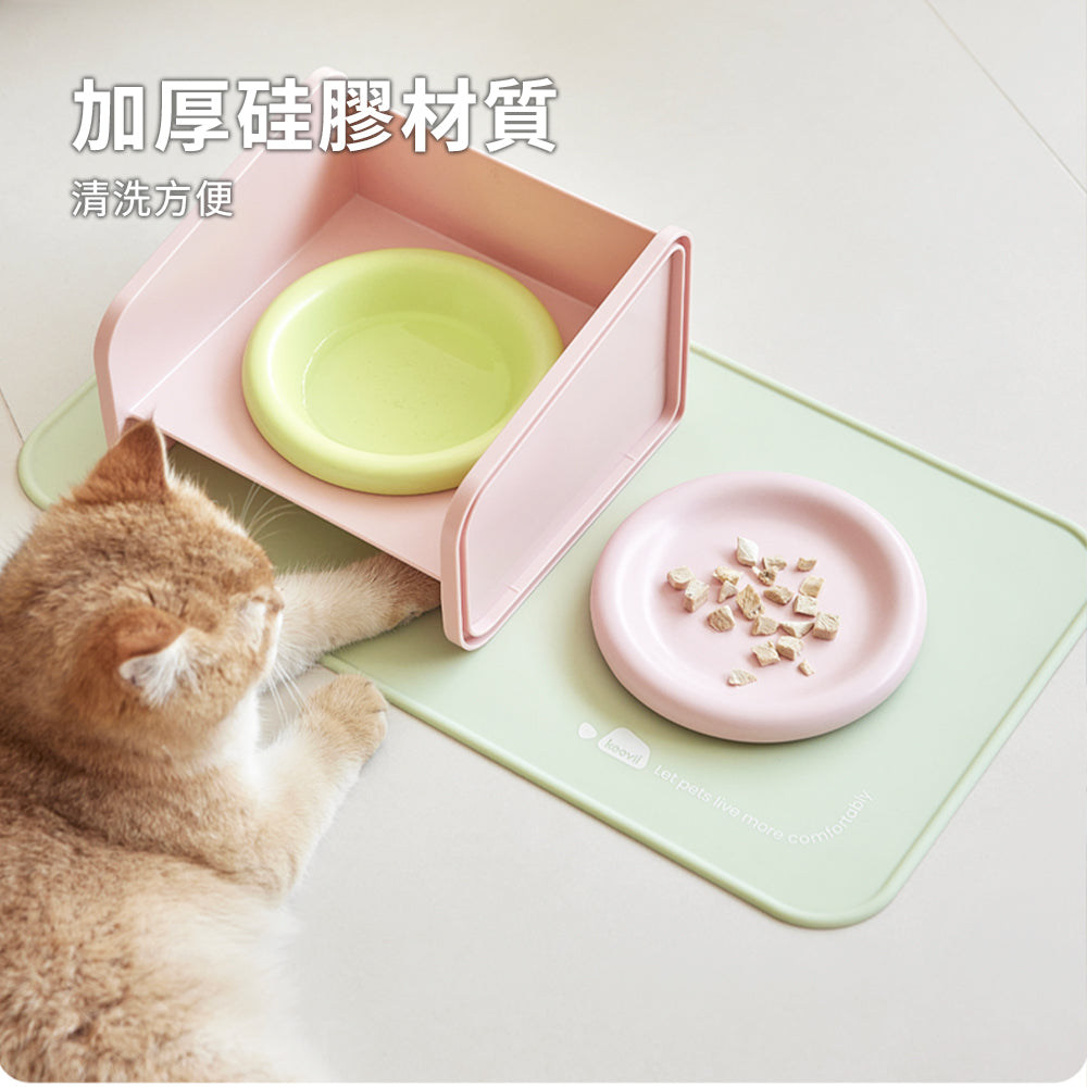 KEEVII 硅膠防滑餐墊 寵物日常吃飯用品 用餐 防污 清洗方便