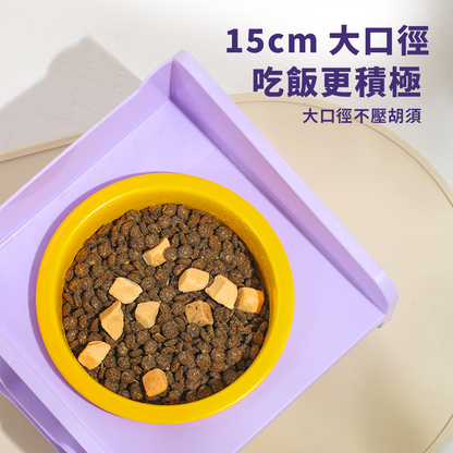 YoMix 方方 陶瓷碗 增高碗 防蟻碗 防溢碗 不銹鋼 防打翻 防溢食 水碗 寵物碗 狗碗 貓咪碗