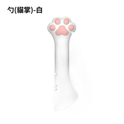 ZYG 貓爪貓掌 罐頭蓋 罐頭勺 寵物罐頭保鮮蓋 寵物罐頭勺 罐頭密封蓋 貓尾巴開罐器 罐頭矽膠蓋