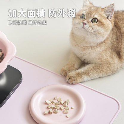 KEEVII 硅膠防滑餐墊 寵物日常吃飯用品 用餐 防污 清洗方便