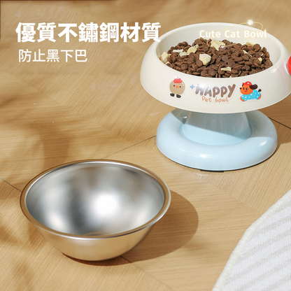 YoMix 冰淇淋餵食碗 寵物食具 不鏽鋼單碗 彩色單碗 貓狗 健康水碗