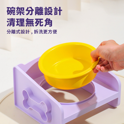 YoMix 方方 陶瓷碗 增高碗 防蟻碗 防溢碗 不銹鋼 防打翻 防溢食 水碗 寵物碗 狗碗 貓咪碗