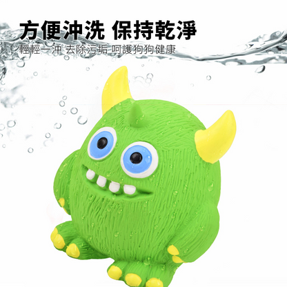 Bollo 小怪獸乳膠玩具 狗狗玩具 乳膠發聲 獨眼小怪獸 解悶神器 比熊 柯基 泰迪 寵物玩具