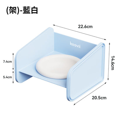 Keevii翻翻碗 寵物碗 陶瓷寵物碗 寵物食碗 餵食碗 貓碗 貓食碗 防溢食 護頸寵物碗 防翻碗 狗碗