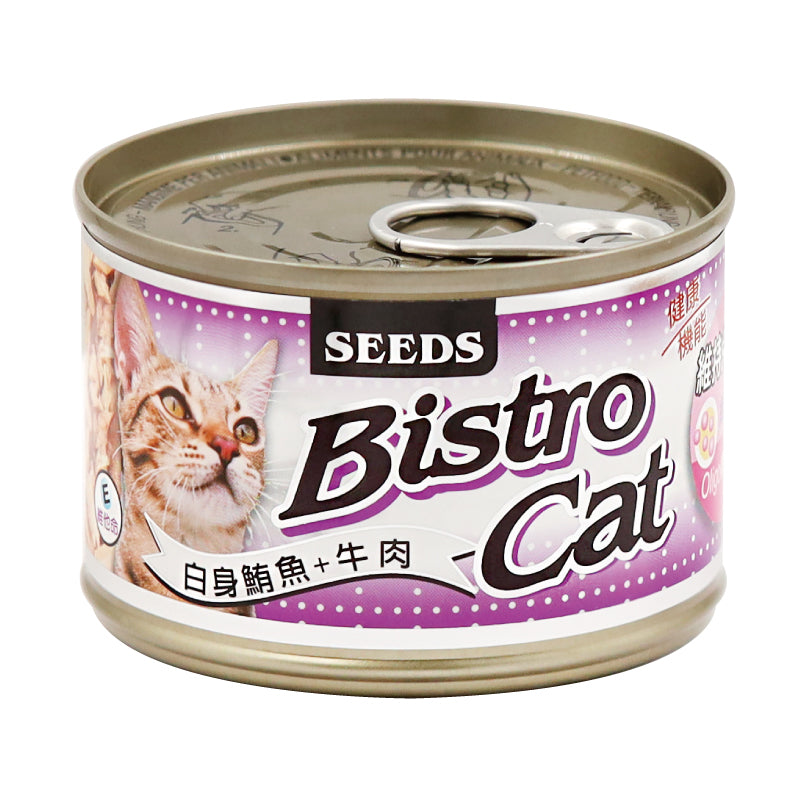 SEEDS 惜時 Bistro Cat 特級銀貓健康罐 銀罐 副食罐