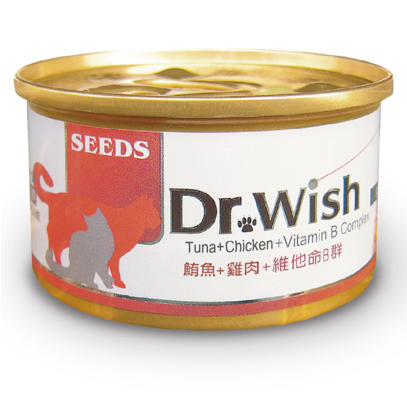 SEEDS 惜時 Dr Wish 愛貓配方營養食 85g 泥罐 副食罐