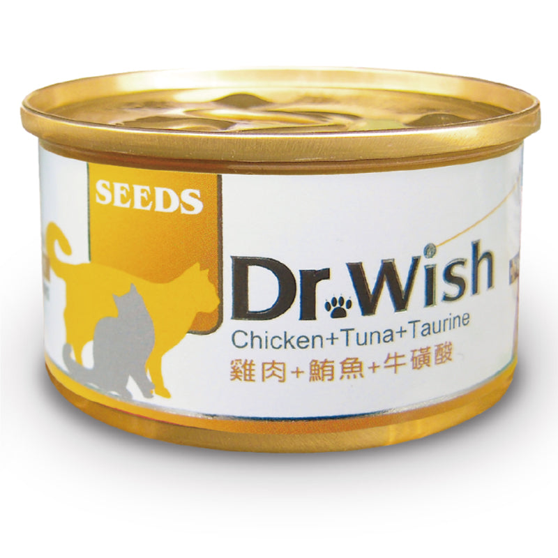 SEEDS 惜時 Dr Wish 愛貓配方營養食 85g 泥罐 副食罐