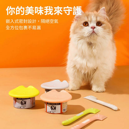 ZYG罐頭蓋 罐頭勺 貓鬍鬚蓋子 貓咪造型罐頭勺 罐頭專用密封蓋 多功能罐頭蓋 罐頭保鮮蓋