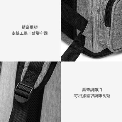 GZD便攜透氣後背包 寵物包 寵物便攜包 狗狗外出包 可折疊貓包狗包 硬底大容量包 寵物外出包