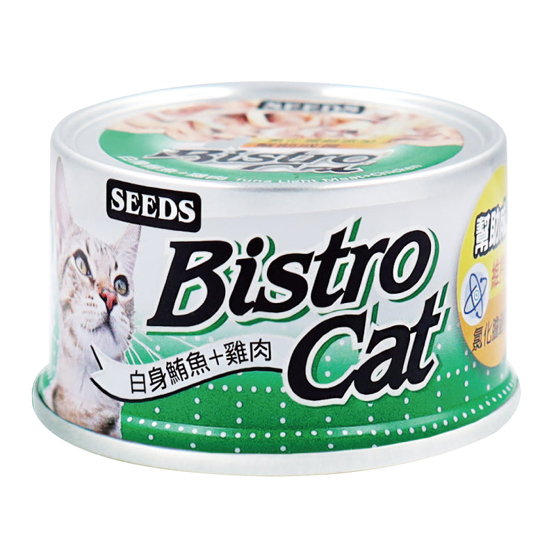 SEEDS 惜時 Bistro Cat 特級銀貓健康罐 銀罐 副食罐