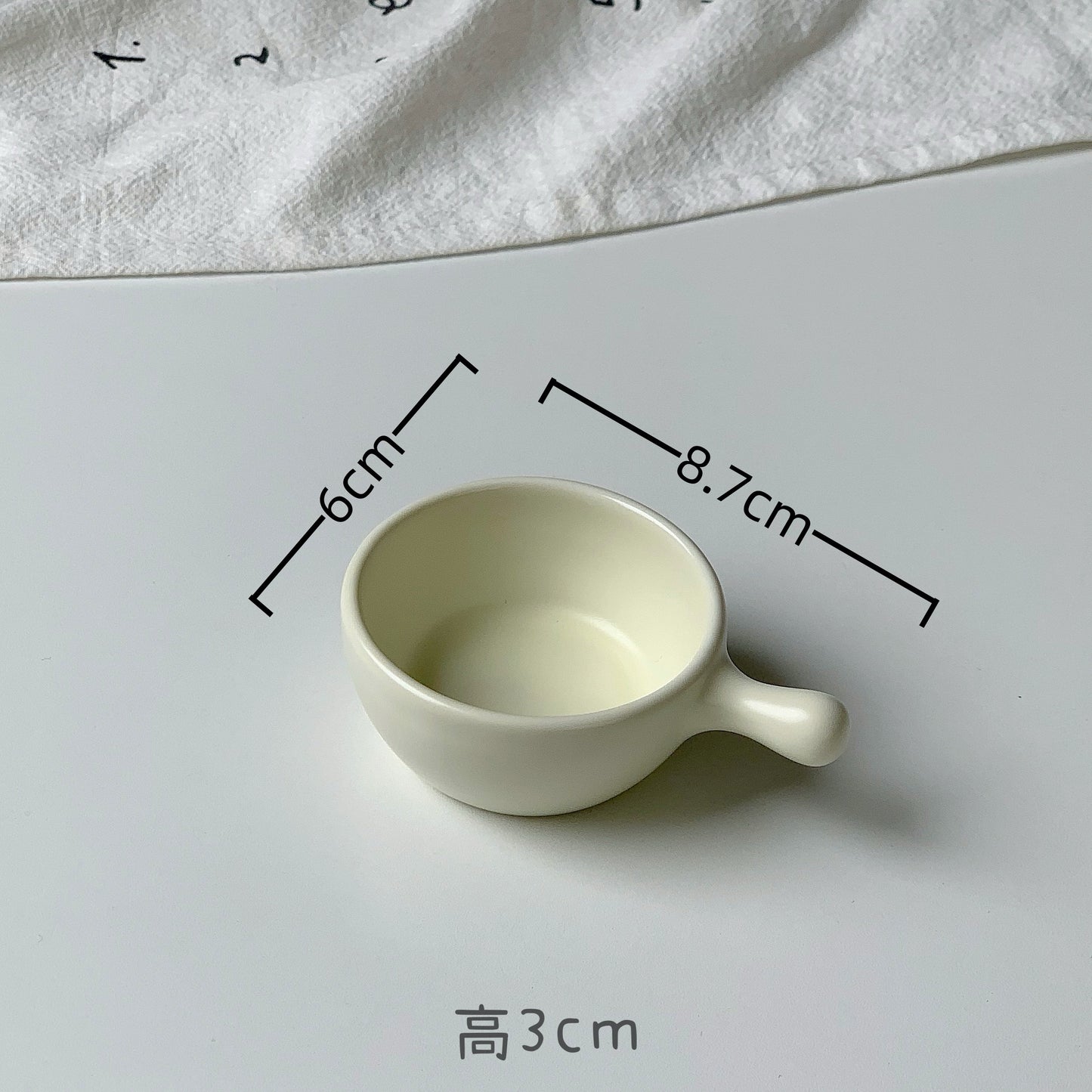 倉鼠陶瓷食盆 倉鼠碗 倉鼠陶瓷碗 倉鼠水盆 小寵食盆 倉鼠飼料碗 手柄陶瓷碗 倉鼠水盆