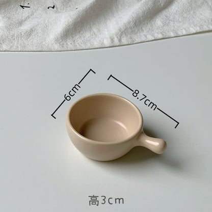 倉鼠陶瓷食盆 倉鼠碗 倉鼠陶瓷碗 倉鼠水盆 小寵食盆 倉鼠飼料碗 手柄陶瓷碗 倉鼠水盆