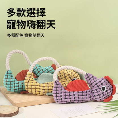 喜多魚 毛絨海馬玩具 貓狗玩具 寵物玩具 毛絨玩偶 寵物互動 仿真海馬 發聲玩具 狗狗陪伴玩偶 磨牙玩偶