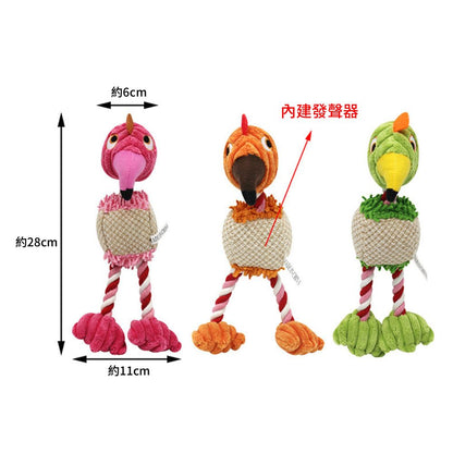 餵根蔬 毛絨棉繩 狗玩具 寵物耐咬玩具 棉繩玩具 發聲玩具 寵物玩具 磨牙潔齒玩具 互動玩具