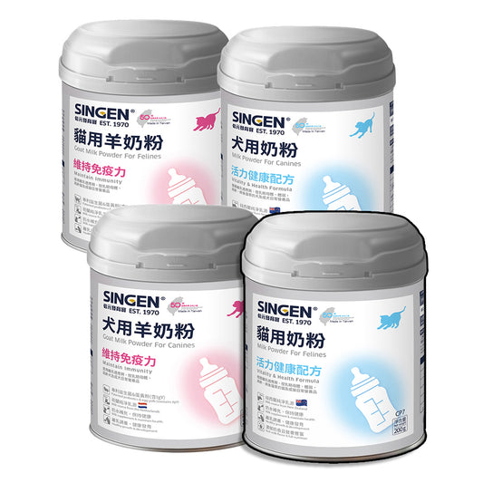 SINGEN 信元發育寶 寵物用奶粉 發育寶-S 貓用奶粉發育寶-S 犬用奶粉200g 寵物奶粉 毛掌櫃寵物