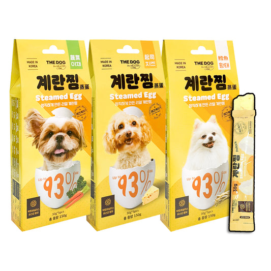 THEDOG 新鮮蒸蛋 狗狗新鮮蒸蛋條 蒸蛋條