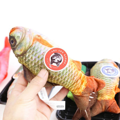 Audck整盒海鮮 貓草玩具 鮮魚玩具 貓薄荷 仿真玩具 發聲玩具 海鮮仿真玩具 寵物玩具 貓玩具