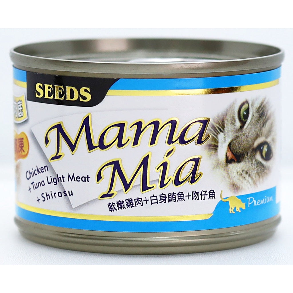 SEEDS 惜時 MamaMia 愛貓軟凍 雞湯餐罐 貓罐 副食罐 貓罐頭