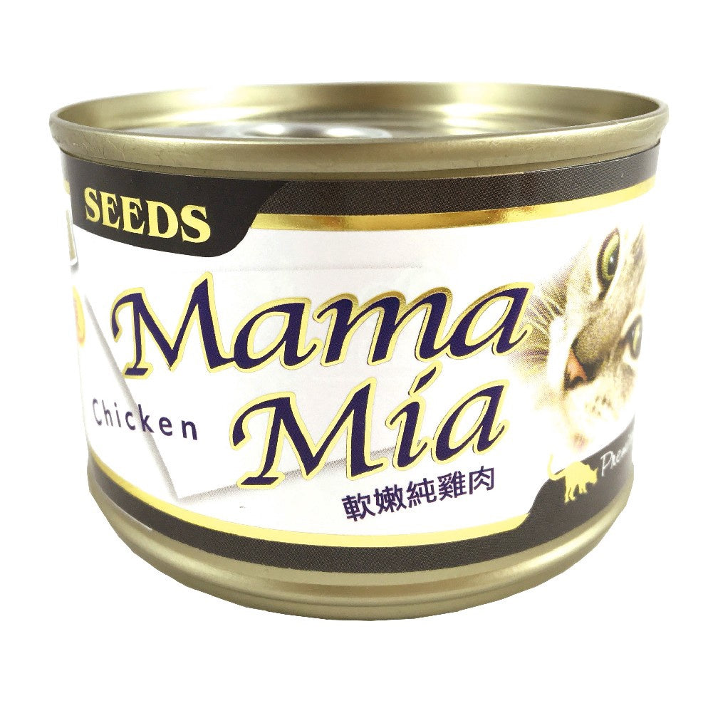 SEEDS 惜時 MamaMia 愛貓軟凍 雞湯餐罐 貓罐 副食罐 貓罐頭