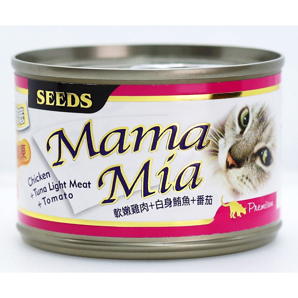 SEEDS 惜時 MamaMia 愛貓軟凍 雞湯餐罐 貓罐 副食罐 貓罐頭