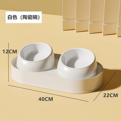 不鏽鋼增高雙碗 寵物陶瓷碗 增高碗 防蟻碗 防溢碗 不銹鋼 防打翻 防溢食 水碗 寵物碗 狗碗 貓咪碗