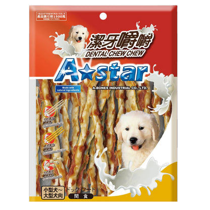 A Star AM嚼嚼棒 潔牙嚼嚼棒 牛奶 起司 潔牙骨 潔牙棒 雞肉鮪魚 牛肉鮭魚