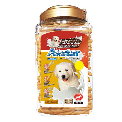 A Star AM嚼嚼棒 潔牙嚼嚼棒 牛奶 起司 潔牙骨 潔牙棒 雞肉鮪魚 牛肉鮭魚