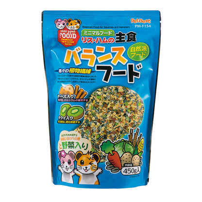 PetBest 自然派倉鼠主食 450g 自然派倉鼠飼料 倉鼠飼料 鼠飼料 鼠主食 倉鼠糧 倉鼠主食 全鼠類主食 小動物