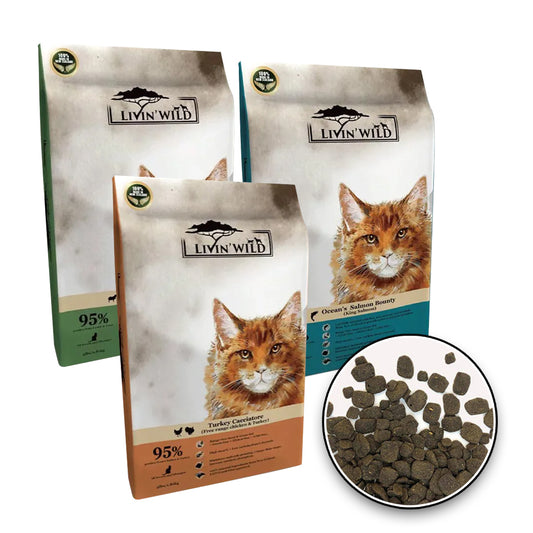 Livin Wild 野宴 紐西蘭無穀 貓飼料 貓糧 無穀貓飼料 無穀貓糧