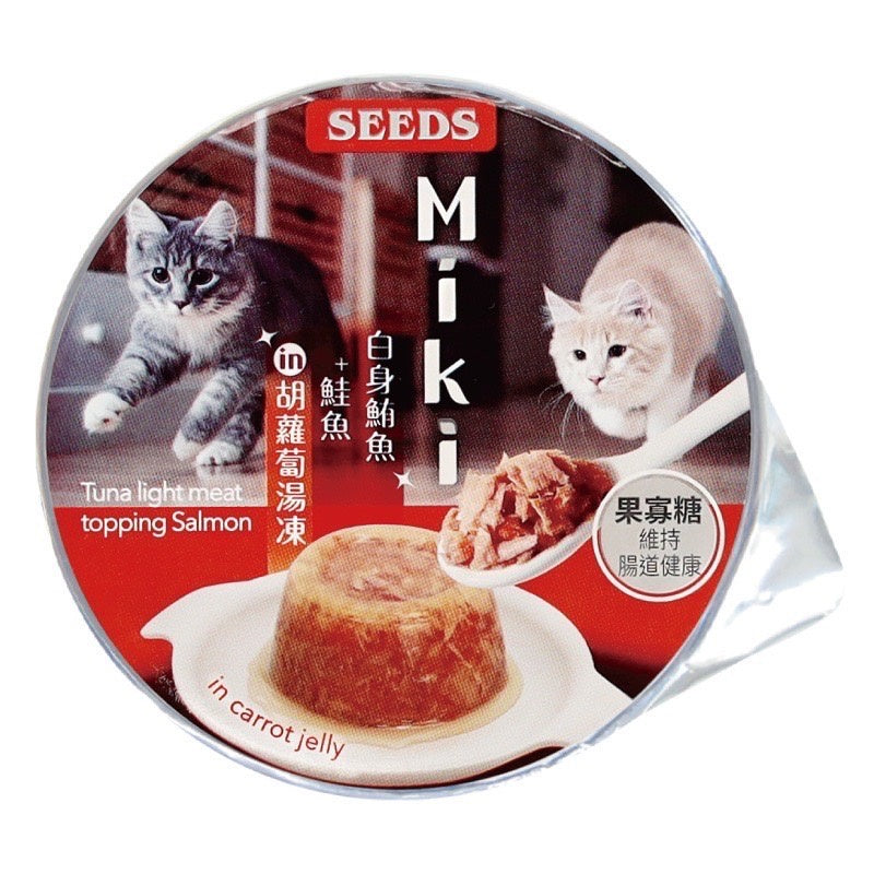 SEEDS 惜時 Miki 特級機能愛貓餐杯 80g 湯凍罐 副食罐 貓咪 罐頭