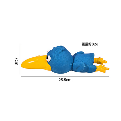 Bollo 大頭雞乳膠玩具 寵物狗玩具 乳膠發聲玩具 尖叫雞 發洩解悶 大頭雞 慘叫雞 狗狗玩具