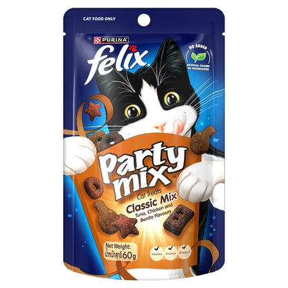 Felix Party Mix 貓脆餅 菲力貓 香酥捲 貓點心 貓食品 貓餅乾 喜躍 貓零食 Play tube