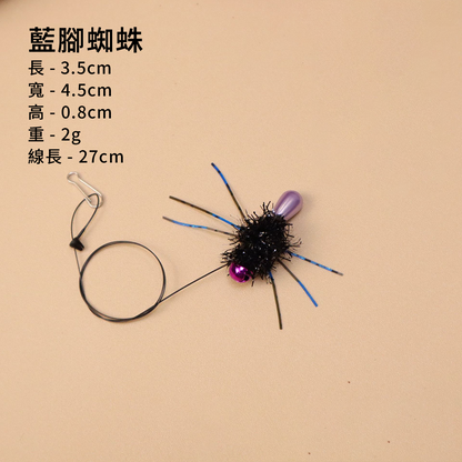 NeeBoo 硅膠觸鬚替換頭 仿真昆蟲逗貓棒替換頭 彩色小爬蟲貓玩具 飛蟲誘貓