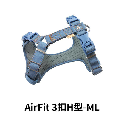 PPARK 寵物工園 - AirFit-3扣H胸背帶 雙扣H胸背帶