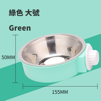 懸掛式掛籠 不鏽鋼寵物碗 貓碗可拆卸 寵物食具 防打翻狗碗