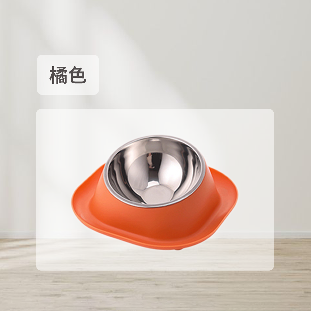 HYC不鏽鋼防蟻傾斜 單碗 傾斜寵物碗 寵物食具 不鏽鋼單碗 彩色單碗 貓狗 健康水碗