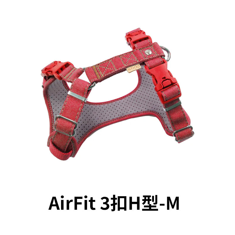 PPARK 寵物工園 - AirFit-3扣H胸背帶 雙扣H胸背帶