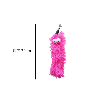 NeeBoo 絨布毛毛蟲替換頭 動物紋 毛絨 替換頭 豹紋 毛毛蟲 逗貓桿 配件 耐咬 解悶 磨牙 幼貓自嗨用品