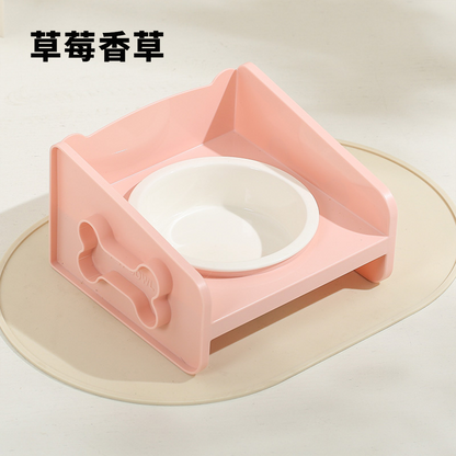 YoMix 方方 陶瓷碗 增高碗 防蟻碗 防溢碗 不銹鋼 防打翻 防溢食 水碗 寵物碗 狗碗 貓咪碗