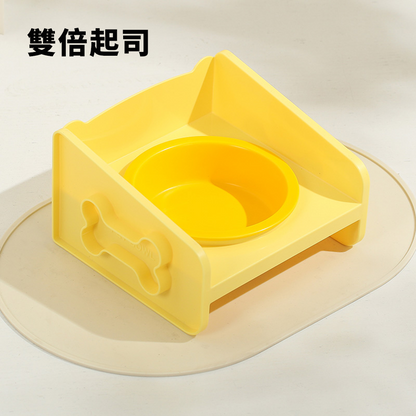 YoMix 方方 陶瓷碗 增高碗 防蟻碗 防溢碗 不銹鋼 防打翻 防溢食 水碗 寵物碗 狗碗 貓咪碗