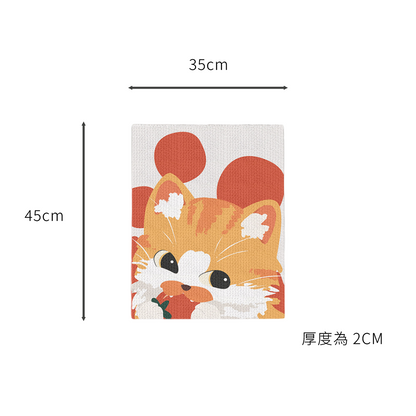 Scrapaw 大臉貓貼牆貓抓板 貓抓板 立式貼牆 耐磨環保 加厚不掉屑 貓咪磨爪 貓爪板