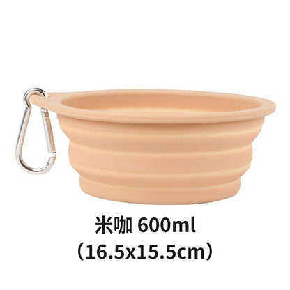 寵物外出矽膠碗 外出摺疊碗 摺疊碗 寵物碗 貓碗 狗碗 可折疊矽膠碗 外出碗 便攜式碗 飼料碗