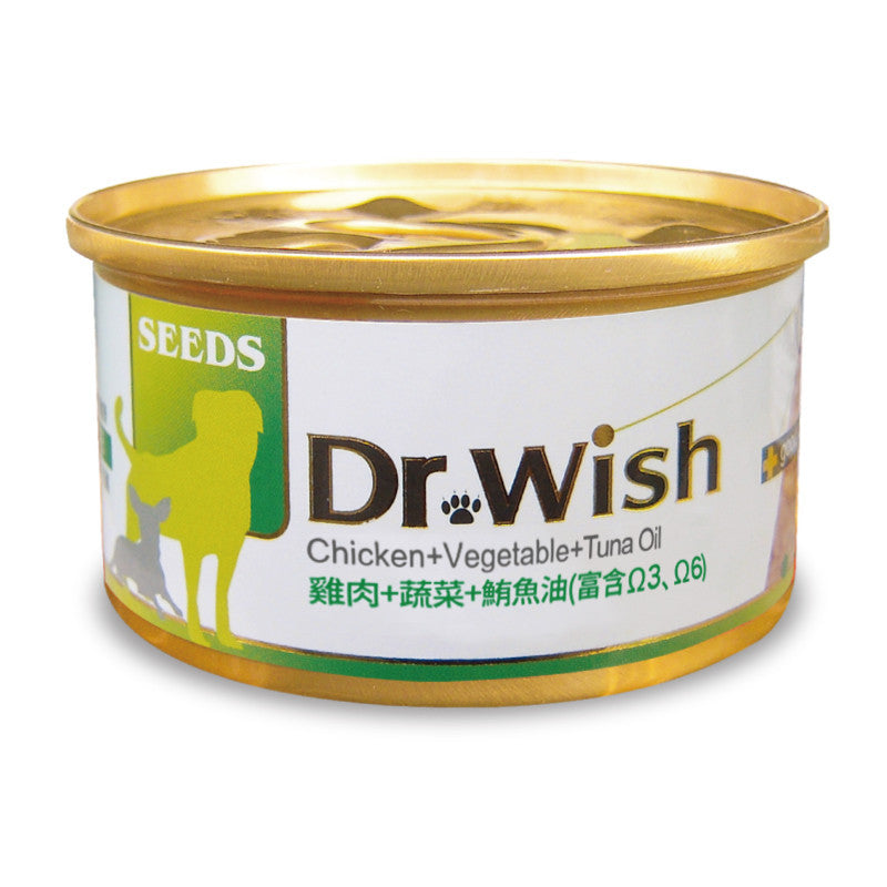 SEEDS 惜時 Dr Wish 愛犬調整配方營養食 drwish 狗罐