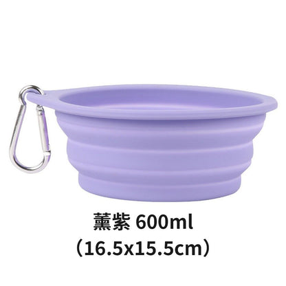 寵物外出矽膠碗 外出摺疊碗 摺疊碗 寵物碗 貓碗 狗碗 可折疊矽膠碗 外出碗 便攜式碗 飼料碗