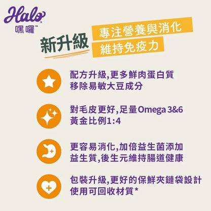 HALO 嘿囉 無穀系列貓糧 3.5磅~10磅 幼貓 成貓 (貓飼料 貓糧)